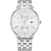 Tommy Hilfiger Dames Jenna horloge met zilveren wijzerplaat - 1782068