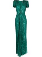 Jenny Packham robe Momoka en tulle - Vert