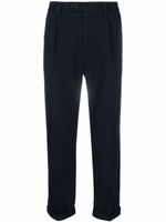 Brunello Cucinelli pantalon droit en coton - Bleu - thumbnail