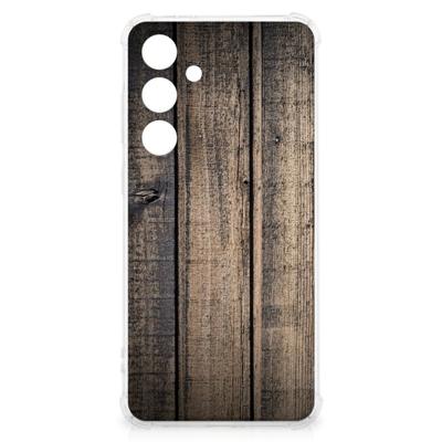 Samsung Galaxy S24 FE Stevig Telefoonhoesje Steigerhout