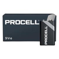 Duracell Procell 6LR61/9V Alkaline batterijen 673mAh - 10 stuks. - thumbnail