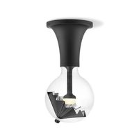 Move Me plafondlamp Horn - zwart / Umbrella 5,5W - zwart zilver - thumbnail