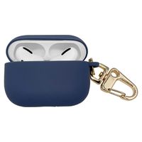 Høyde - AirPods Pro 1 - Softcase hoesje - Donkerblauw - thumbnail