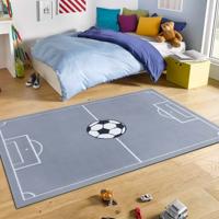 Vloerkleed Kids Estadio - Grijs maat: 220x160cm - materiaal: Polypropyleen - Dekbed-Discounter.nl