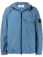 Stone Island veste légère à motif Compass signature - Bleu