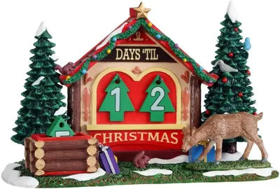 Lemax countdown &apos;til christmas kerstdorp tafereel 2022
