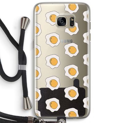Bacon to my eggs #1: Samsung Galaxy S7 Edge Transparant Hoesje met koord