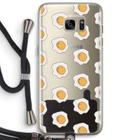 Bacon to my eggs #1: Samsung Galaxy S7 Edge Transparant Hoesje met koord