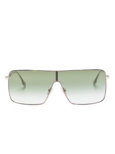 Victoria Beckham lunettes de soleil à monture couvrante - Vert