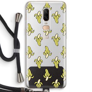 Bananas: OnePlus 6 Transparant Hoesje met koord