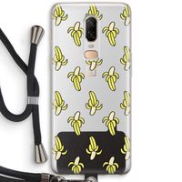 Bananas: OnePlus 6 Transparant Hoesje met koord