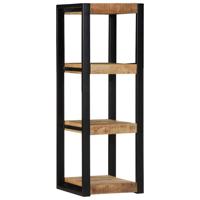 Wandschap 35x35x100 cm massief ruw mangohout