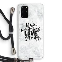 Partner in crime: Samsung Galaxy S20 Plus Transparant Hoesje met koord