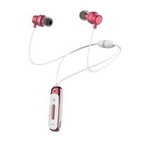 BT315 sport Bluetooth headset draadloze stereo oortelefoon Bluetooth 4 1 oortje met mic sport Bass magnetische ketting oortje (roze)