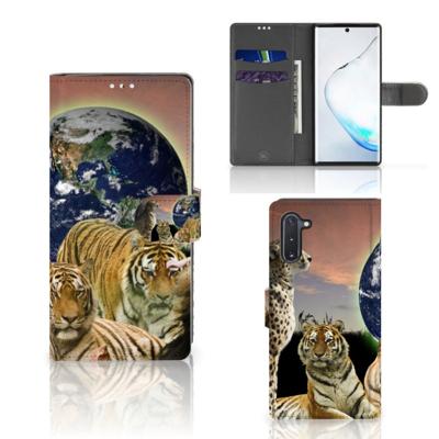 Samsung Galaxy Note 10 | Telefoonhoesje | Met pasjeshouder | Roofdieren