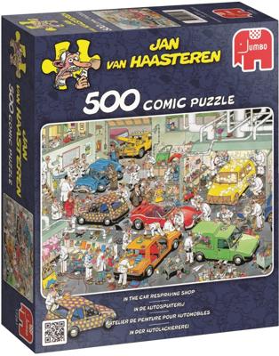 Jan van Haasteren ‚Äì In de Autospuiterij Puzzel 500 Stukjes
