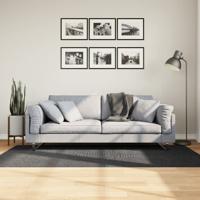 VidaXL Vloerkleed iza laagpolig scandinavisch 100x200 cm antraciet