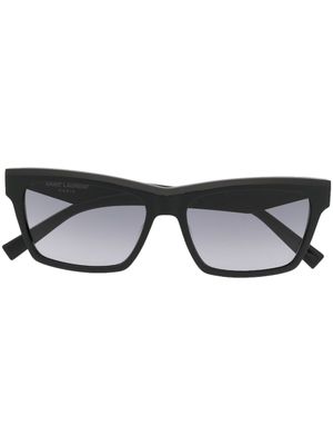 Saint Laurent Eyewear lunettes de soleil à monture d'inspiration wayfarer - Noir
