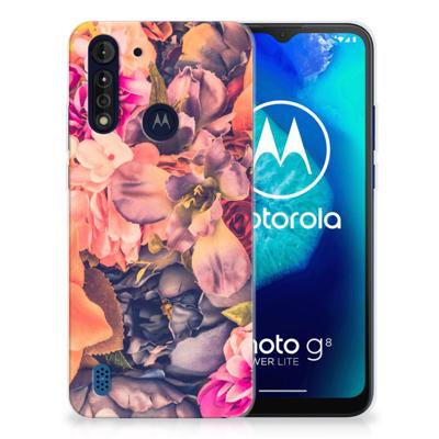 Motorola Moto G8 Power Lite | TPU Case | Bosje Bloemen