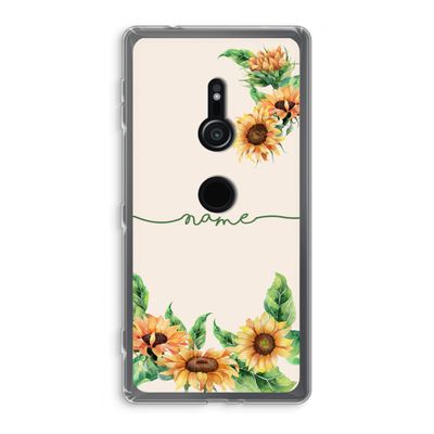 Zonnebloemen: Sony Xperia XZ2 Transparant Hoesje