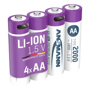 Ansmann 1312-0036 huishoudelijke batterij Oplaadbare batterij AA Lithium-Ion (Li-Ion)