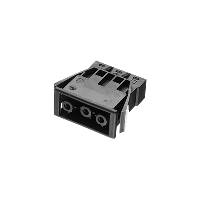 Chassisdeel female AC166 GEBU/3 zwart ADELS 168863 per stuk