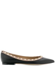 Valentino Garavani ballerines Rockstud - Noir