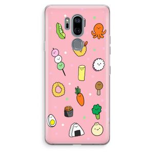 Happy bento friends: LG G7 Thinq Transparant Hoesje