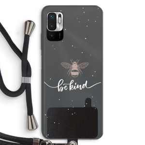 Be(e) kind: Xiaomi Redmi Note 10 5G Transparant Hoesje met koord