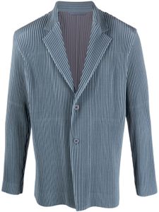 Homme Plissé Issey Miyake Kersey Pleats blazer - Bleu