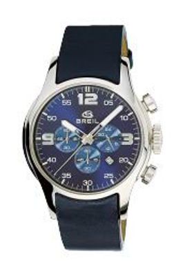 Horlogeband Breil 2519774100 Leder Blauw 20mm