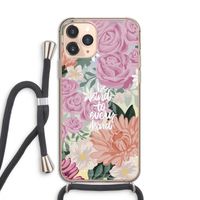 Kindness matters: iPhone 11 Pro Transparant Hoesje met koord