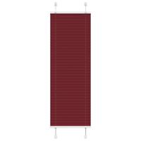 Plissé rolgordijn 45x150 cm stofbreedte 44,4 cm bordeauxrood