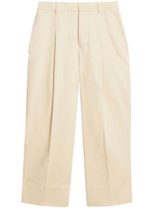 AMI Paris Cropped broek - Beige
