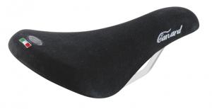 Selle monte grappa Zadel Canard leer zwart