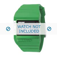 Diesel horlogeband DZ7136 Silicoon Groen 23mm