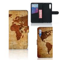 Xiaomi Mi 9 | Flip Cover | Wereldkaart Xiaomi Mi 9 | Flip Cover | Wereldkaart