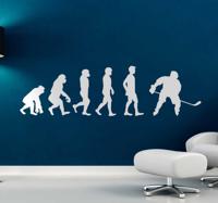 Muursticker evolutie mens ijshockey - thumbnail