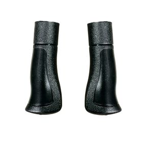 Herrmans ergo 84 handvattenset 120mm ø22mm zwart per 10 stuks