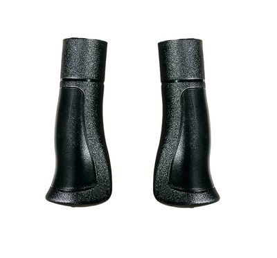 Herrmans ergo 84 handvattenset 120mm ø22mm zwart per 10 stuks