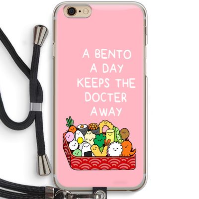 Bento a day: iPhone 6 / 6S Transparant Hoesje met koord