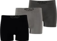 3 pak Apollo seamless heren boxer grijs-XL