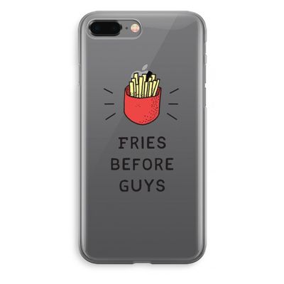 Fries before guys: iPhone 8 Plus Transparant Hoesje