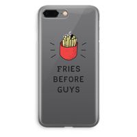 Fries before guys: iPhone 8 Plus Transparant Hoesje