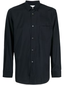 Comme Des Garçons Shirt chemise cintrée à boutonnière - Bleu