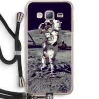 Spaceman: Samsung Galaxy J3 (2016) Transparant Hoesje met koord