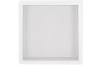 Saqu Shine inbouwnis 30x30x7 cm Mat wit