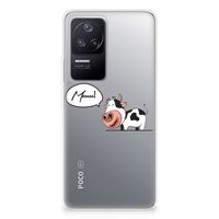 Xiaomi Poco F4 Telefoonhoesje met Naam Cow