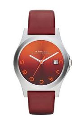 Horlogeband Marc by Marc Jacobs MBM1319 Onderliggend Leder Rood 18mm