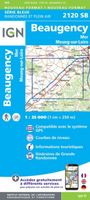 Wandelkaart - Topografische kaart 2120SB Beaugency, Mer, Meung-sur-Loire | IGN - Institut Géographique National - thumbnail